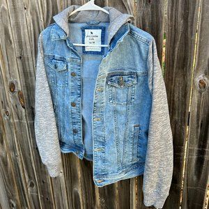 Abercrombie Kids Denim Hooded Jacket 13/14